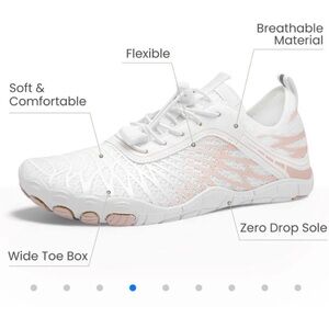 Hike Footwear HF Lightweight Flexible Breathable Barefoot Sneakers. Size 9